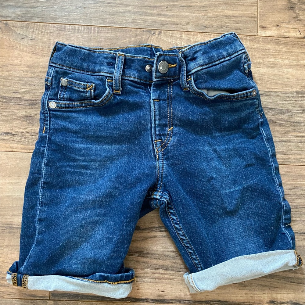 H&M Boys Denim Shorts Size 6 Adjustable Waist